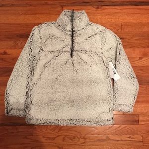 True Grit Inspired Fuzzy Sherpa Pullover